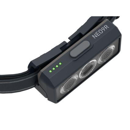 Ledlenser NEO9R - Dimmable Rechargeable LED Headlamp LED/5000 mAh IP54 1200 lm 120 h Black/Grey