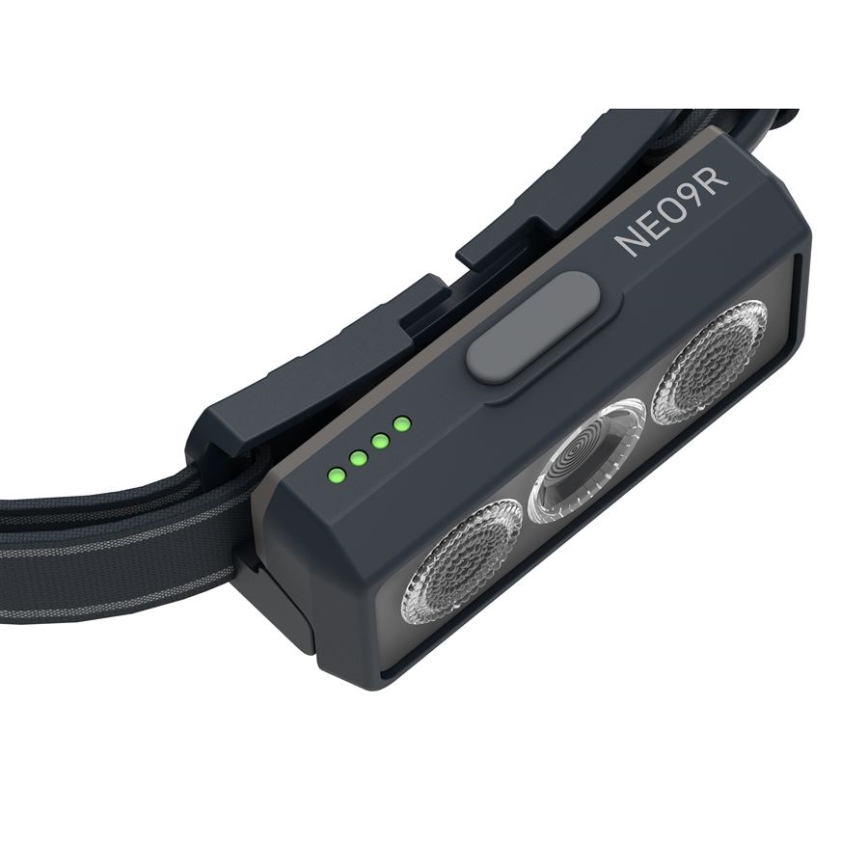 Ledlenser NEO9R - Dimmable Rechargeable LED Headlamp LED/5000 mAh IP54 1200 lm 120 h Black/Grey