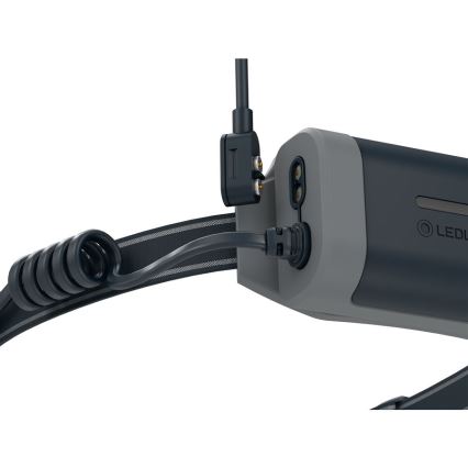 Ledlenser NEO9R - Dimmable Rechargeable LED Headlamp LED/5000 mAh IP54 1200 lm 120 h Black/Grey
