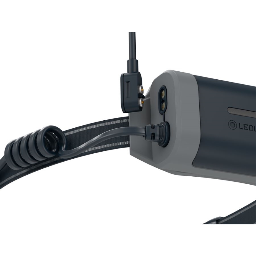 Ledlenser NEO9R - Dimmable Rechargeable LED Headlamp LED/5000 mAh IP54 1200 lm 120 h Black/Grey