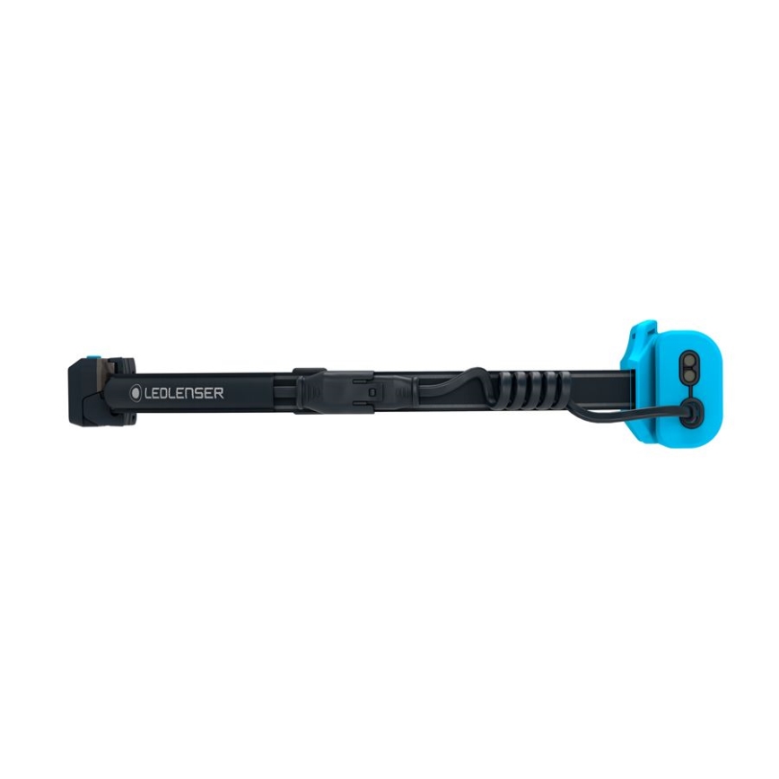 Ledlenser NEO9R - Dimmable Rechargeable LED Headlamp, 5000 mAh, IP54, 1200 lm, 120 h, Black/Blue