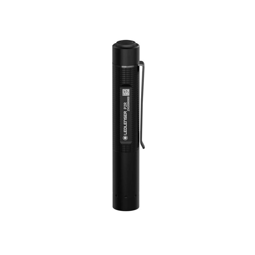 Ledlenser P2R - Dimmable rechargeable LED flashlight LED/1xAAA/300 mAh IP54 200 lm 8 h black