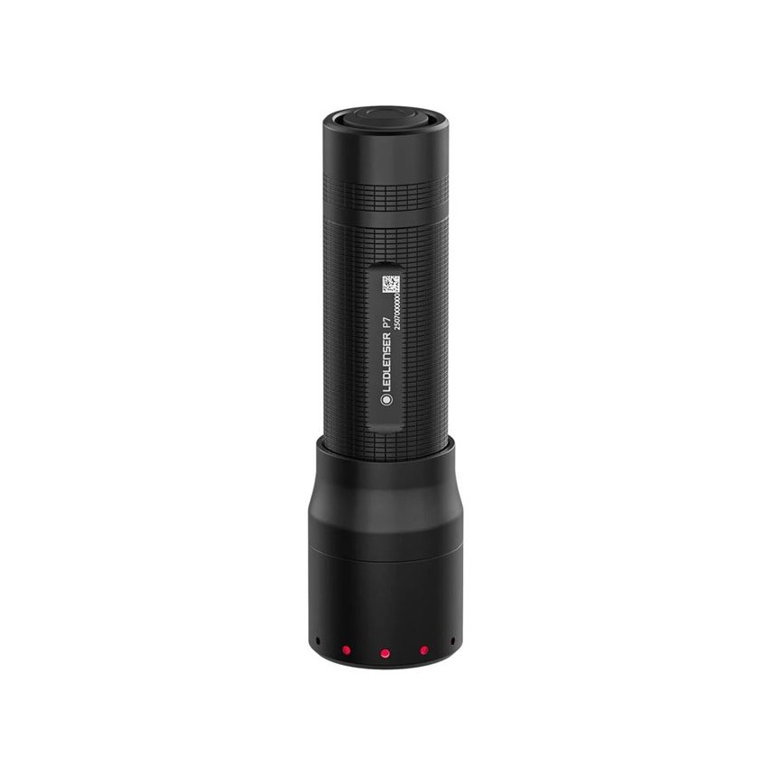 Ledlenser P7 - Dimmable LED Flashlight LED/4xAAA IP54 450 lm 25 h Black