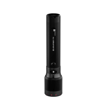 Ledlenser P7R - Dimmable Rechargeable LED Flashlight, 4600 mAh, IP68, 2000 lm, 80 h, Black