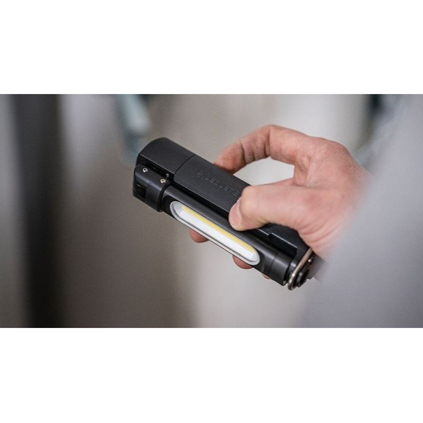 Ledlenser W6R - Dimmable Rechargeable LED Work Light, 2500 mAh Battery, IP54, 500 lm, up to 10 h Runtime