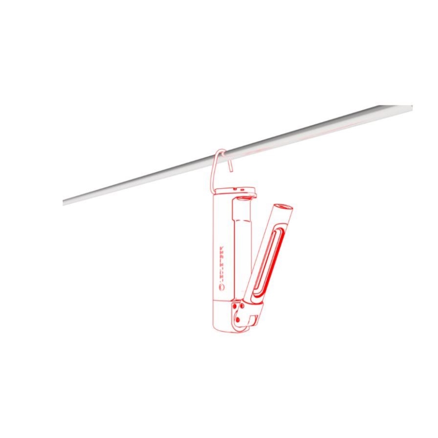 Ledlenser W7R - Dimmable Rechargeable LED Work Light, 2500 mAh, IP54, 600 lm