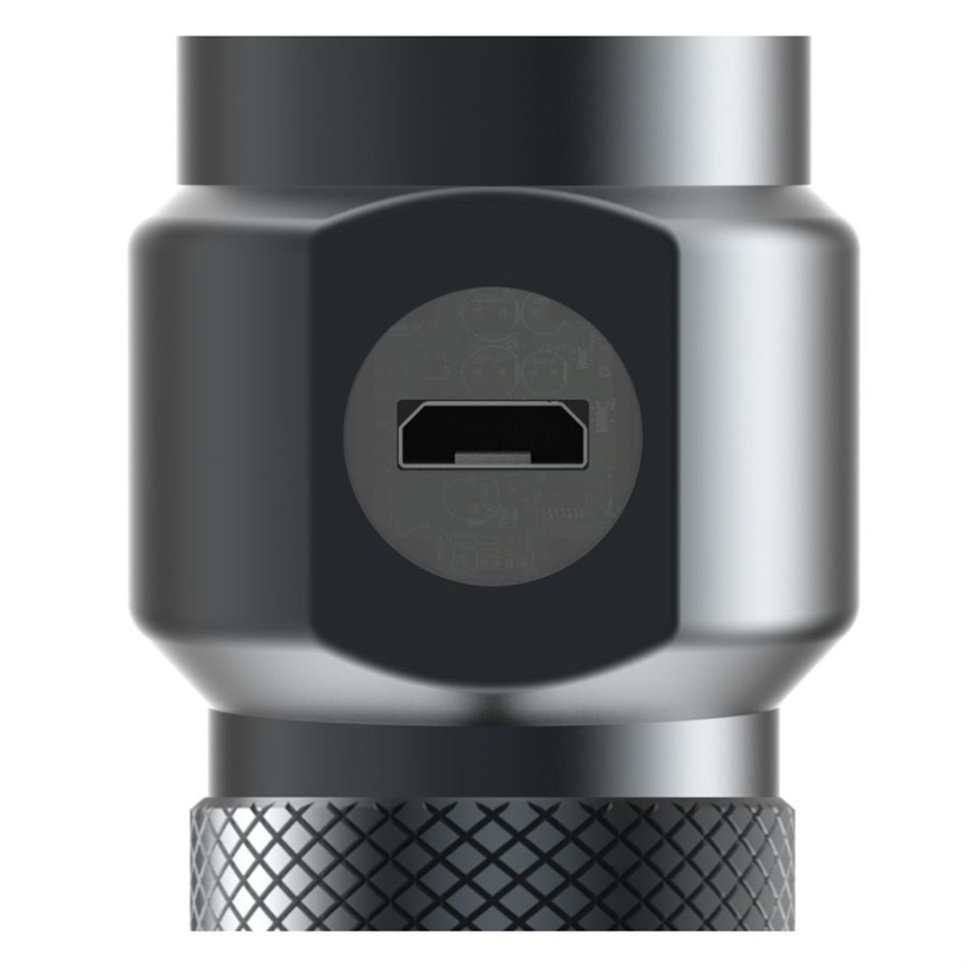 Ledlenser WORKERS FRIEND - Dimmable Rechargeable LED Flashlight, 2500 mAh, 280 lm, 80 h, Black