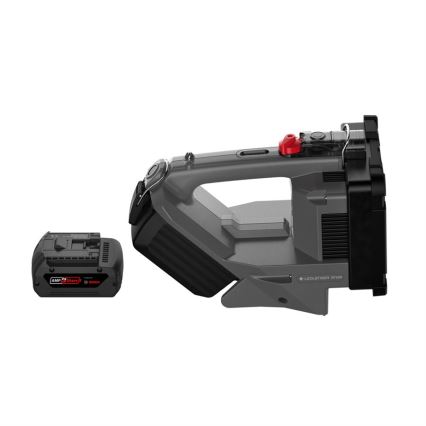 Ledlenser XP30R - Dimmable Rechargeable LED Flashlight, 5,000 mAh, IP54-rated (dust & splash resistant), 32,000 lm output, up to 16 h runtime, gray