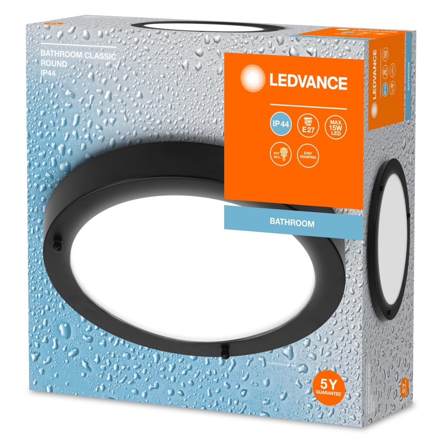 Ledvance - Bathroom ceiling light BATHROOM CLASSIC 1xE27/15W/230V IP44