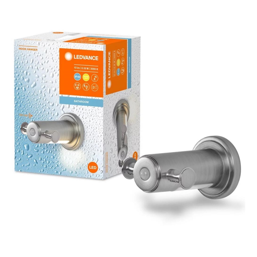 Ledvance - Bathroom wall hanger with LED backlight IP44 3xAAA