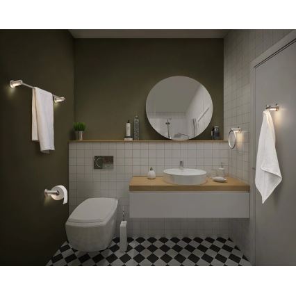 Ledvance - Bathroom wall hanger with LED backlight IP44 3xAAA