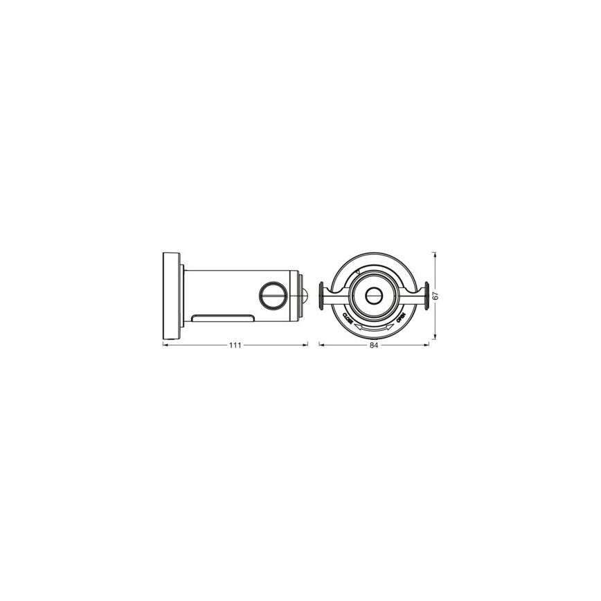 Ledvance - Bathroom wall hanger with LED backlight IP44 3xAAA