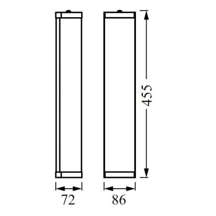 Ledvance - Bathroom wall light BATHROOM CLASSIC 3xE14/12W/230V IP44