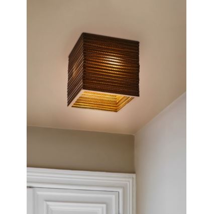 Ledvance - Ceiling light DECOR CARDBOARD 1xE27/15W/230V 25x25 cm