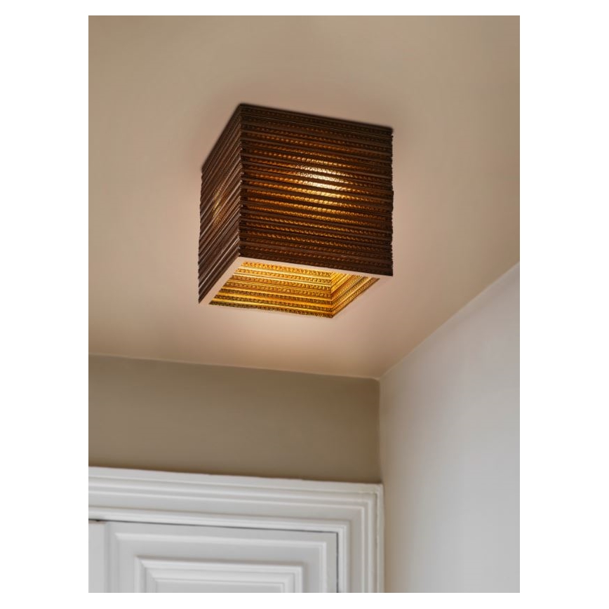 Ledvance - Ceiling light DECOR CARDBOARD 1xE27/15W/230V 25x25 cm