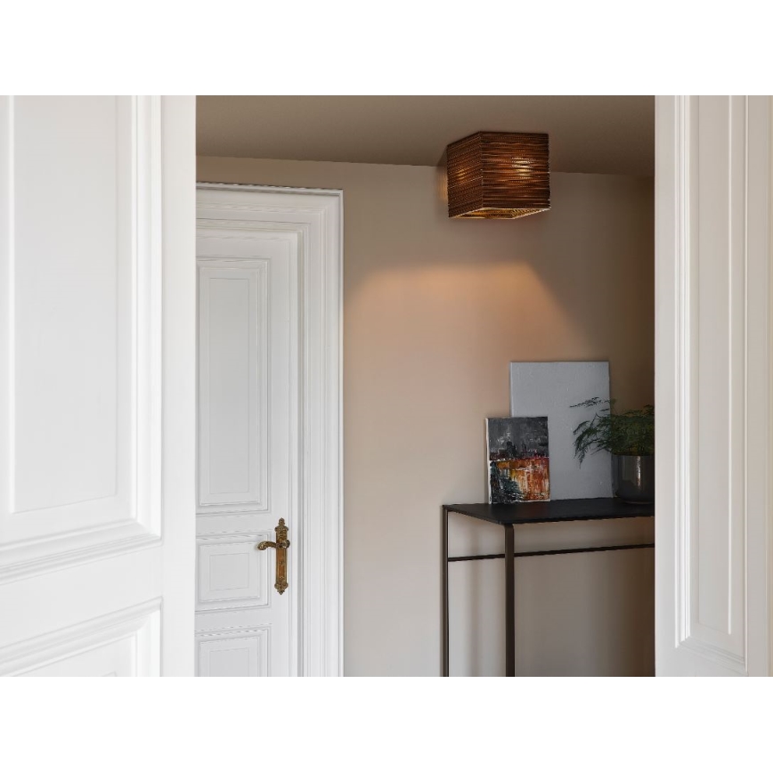 Ledvance - Ceiling light DECOR CARDBOARD 1xE27/15W/230V 25x25 cm