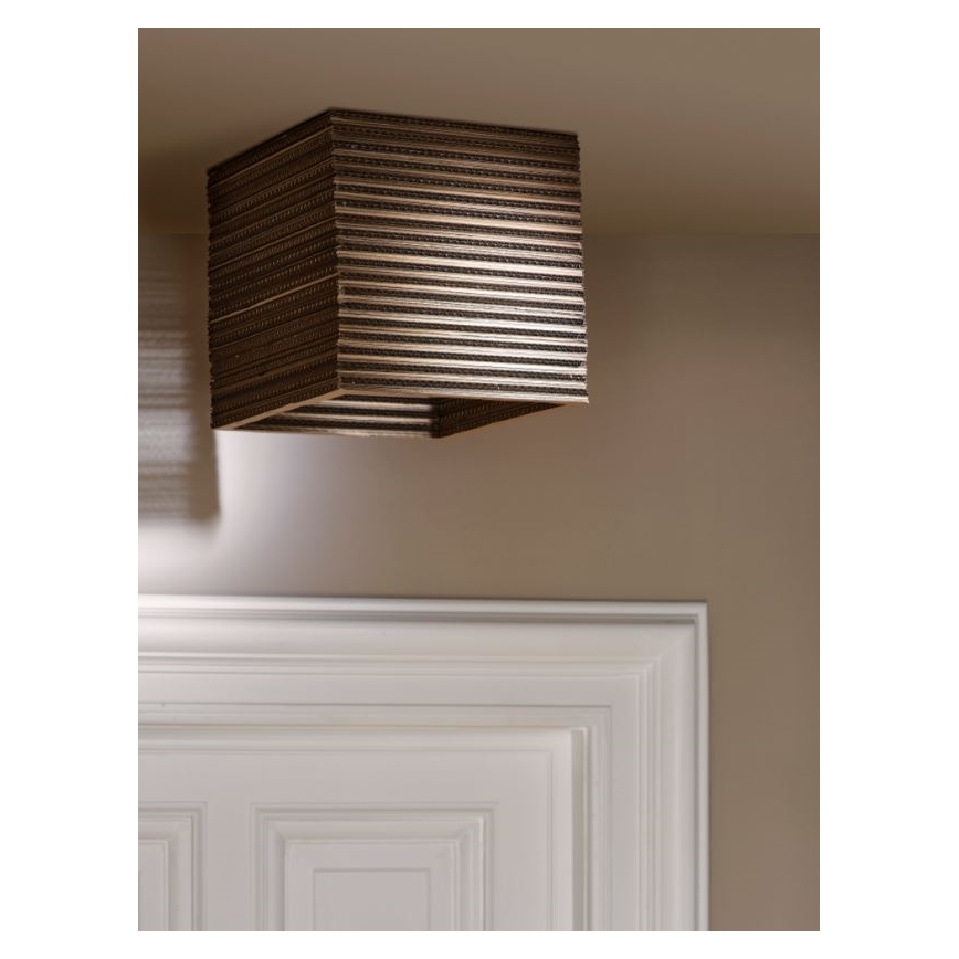 Ledvance - Ceiling light DECOR CARDBOARD 1xE27/15W/230V 25x25 cm