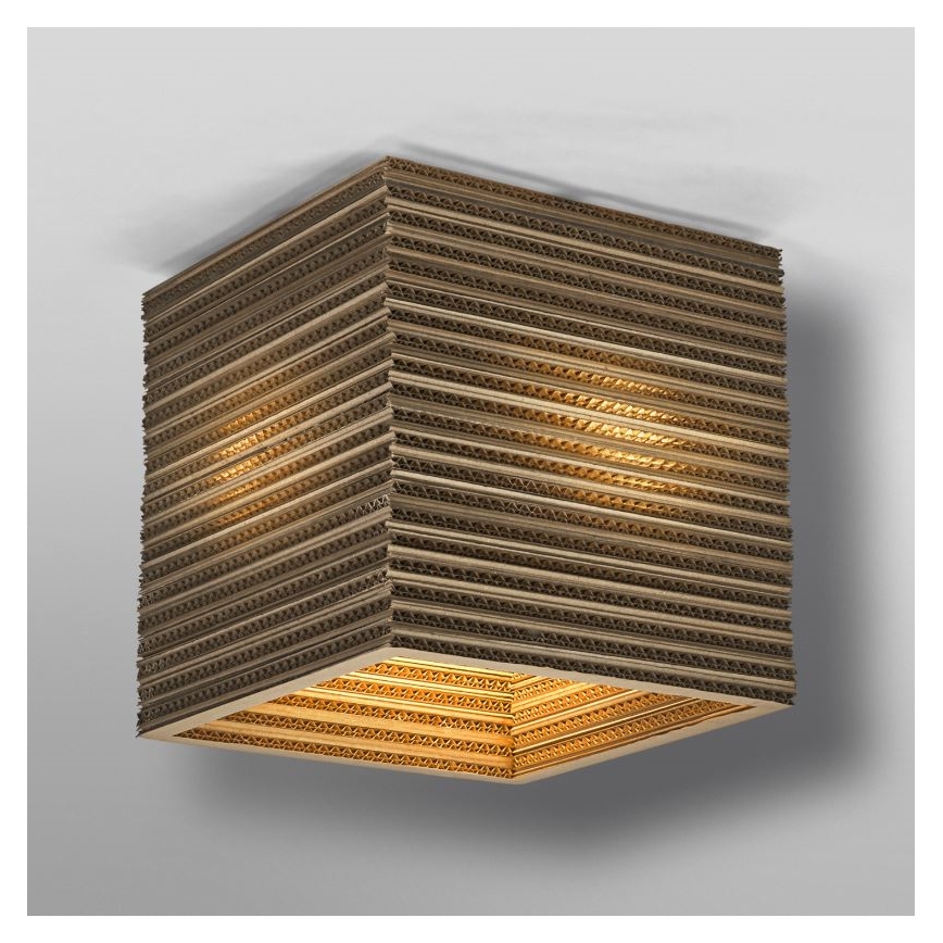 Ledvance - Ceiling light DECOR CARDBOARD 1xE27/15W/230V 25x25 cm