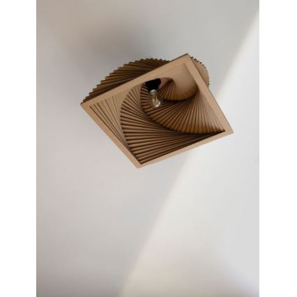Ledvance - Ceiling light DECOR CARDBOARD 1xE27/15W/230V 40x40 cm