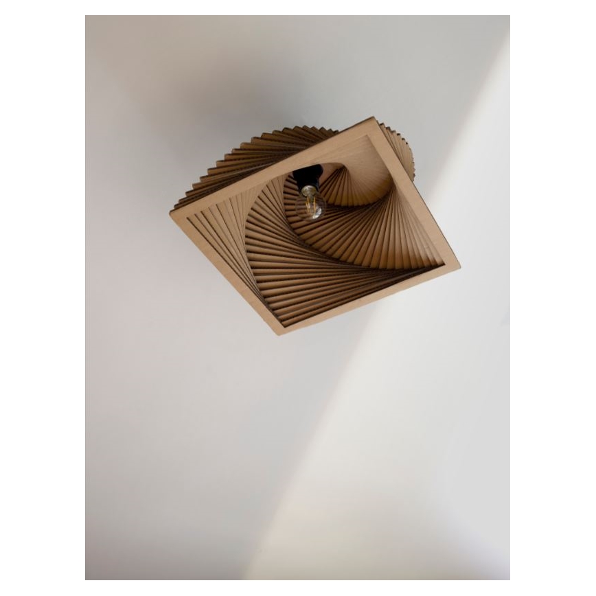 Ledvance - Ceiling light DECOR CARDBOARD 1xE27/15W/230V 40x40 cm