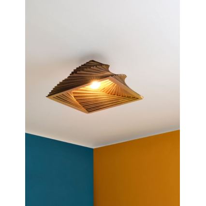Ledvance - Ceiling light DECOR CARDBOARD 1xE27/15W/230V 40x40 cm