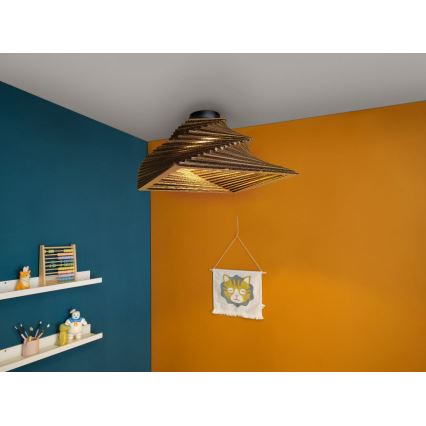 Ledvance - Ceiling light DECOR CARDBOARD 1xE27/15W/230V 40x40 cm