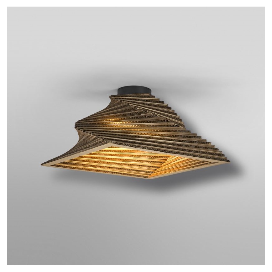 Ledvance - Ceiling light DECOR CARDBOARD 1xE27/15W/230V 40x40 cm