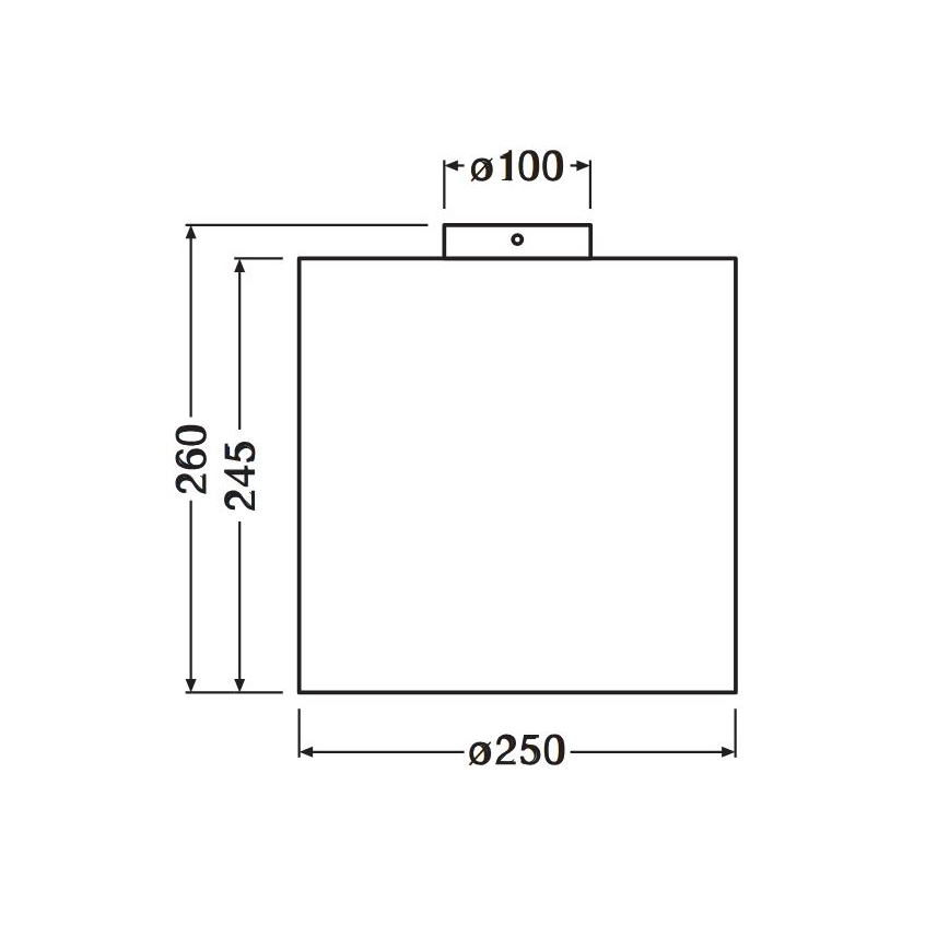 Ledvance - Ceiling light DECOR CARDBOARD 1xE27/15W/230V d. 25 cm