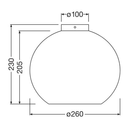 Ledvance - Ceiling light DECOR CARDBOARD 1xE27/15W/230V d. 26 cm