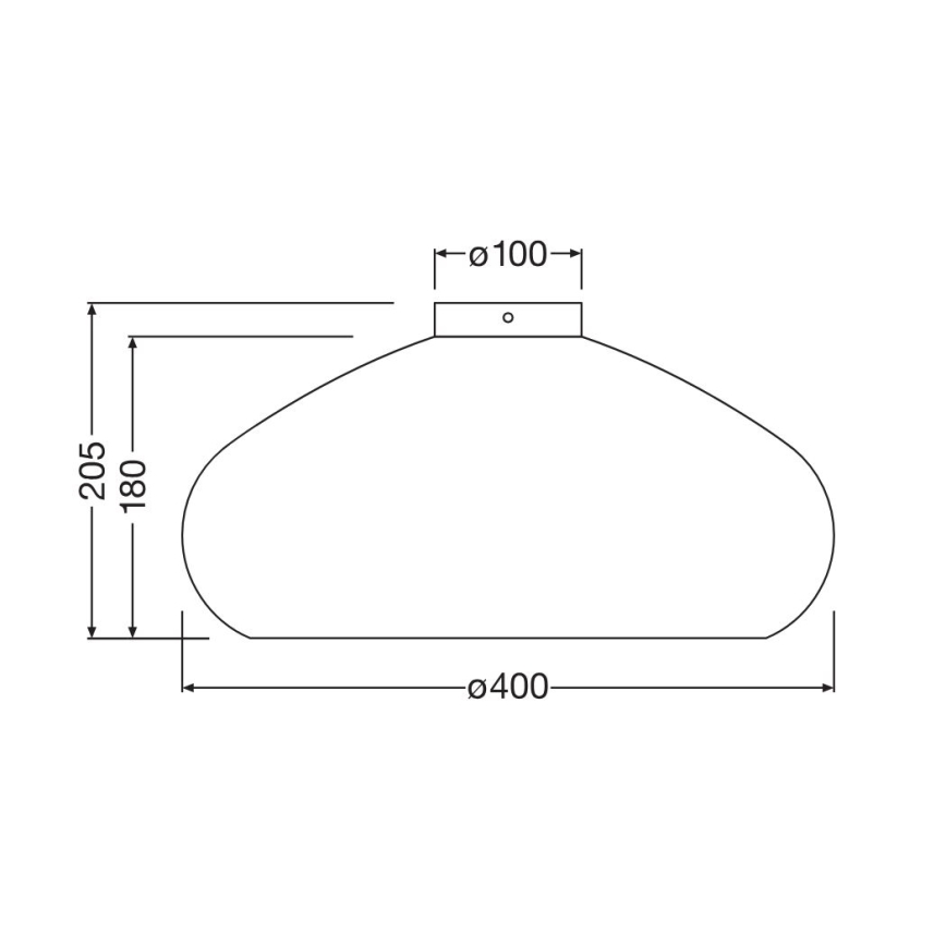 Ledvance - Ceiling light DECOR CARDBOARD 1xE27/15W/230V d. 40 cm
