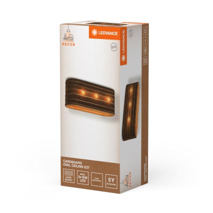 Ledvance - Ceiling light DECOR CARDBOARD 3xE27/15W/230V