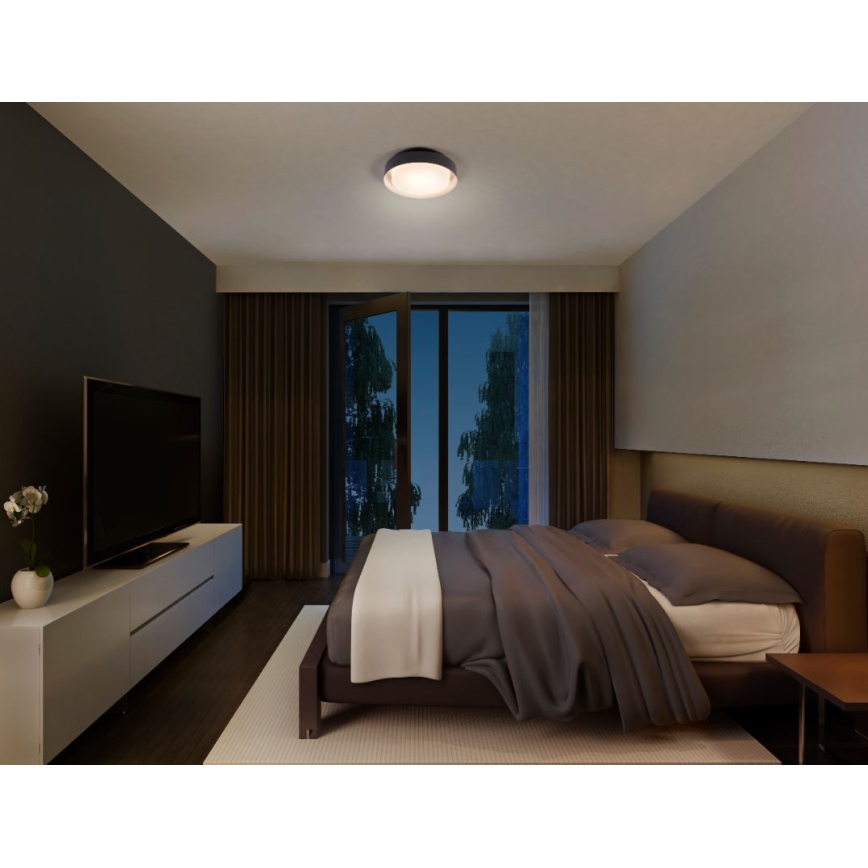 Ledvance - Ceiling light ORBIS MADRID 2xE27/10W/230V black