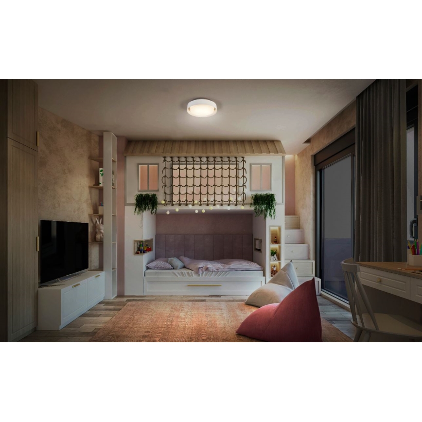 Ledvance - Ceiling light ORBIS MADRID 2xE27/10W/230V white
