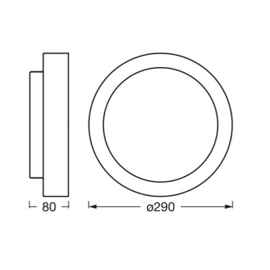Ledvance - Ceiling light ORBIS MADRID 2xE27/10W/230V wood
