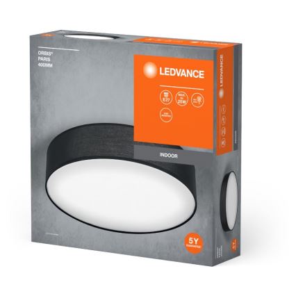 Ledvance - Ceiling light ORBIS PARIS 2xE27/25W/230V black