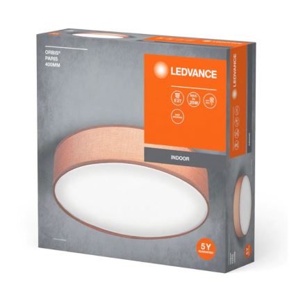 Ledvance - Ceiling light ORBIS PARIS 2xE27/25W/230V brown