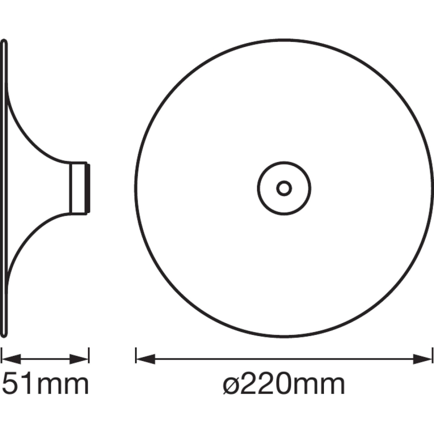 Ledvance - Ceiling light SMART+ TIBEA 1xE27/60W/230V