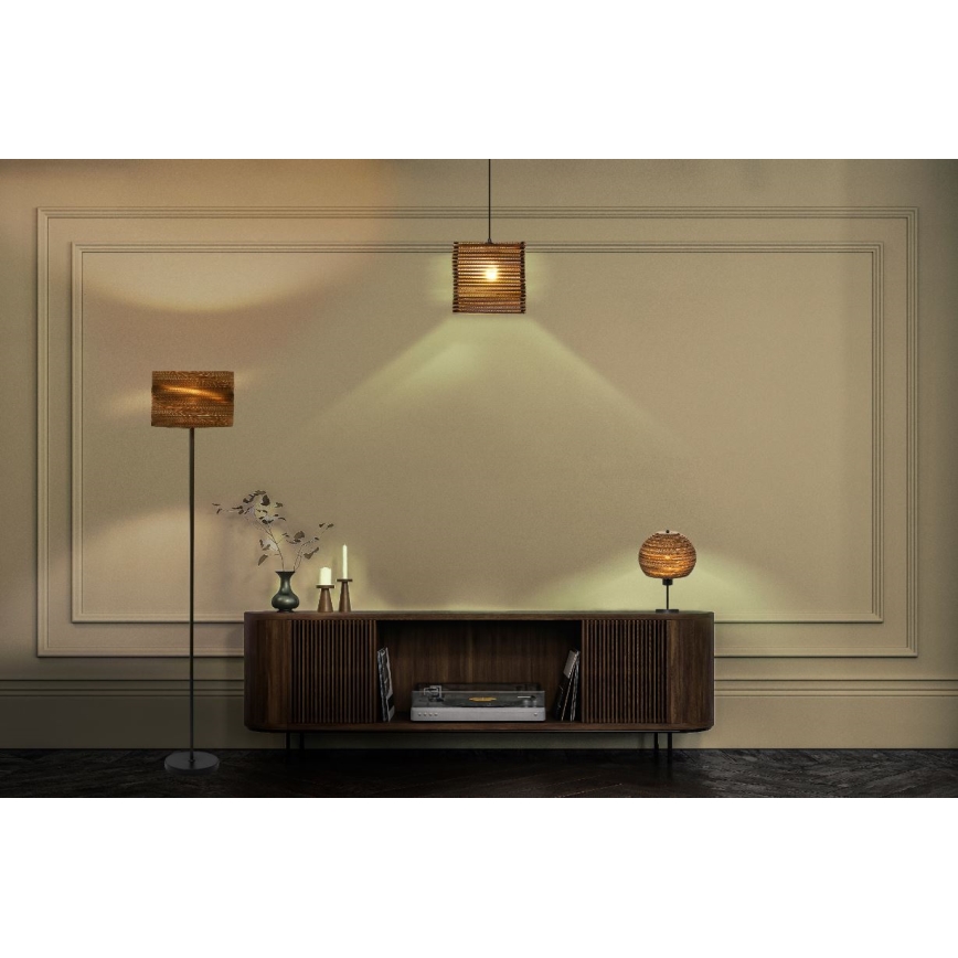 Ledvance - Chandelier on a string DECOR CARDBOARD 1xE27/15W/230V 25x25 cm