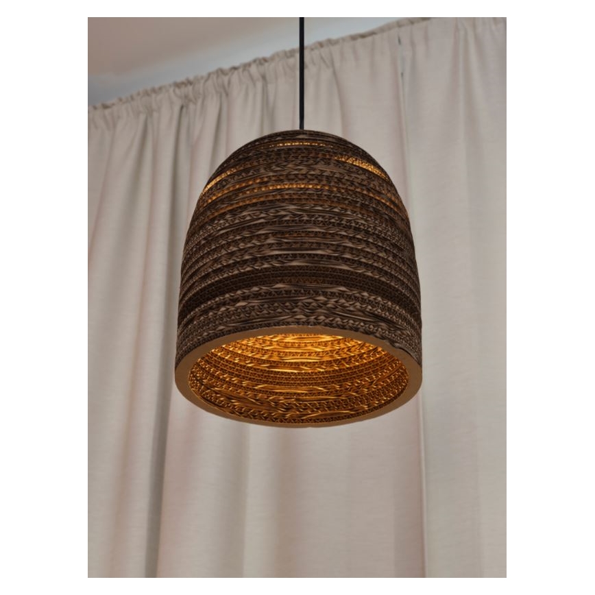 Ledvance - Chandelier on a string DECOR CARDBOARD 1xE27/15W/230V d. 25 cm
