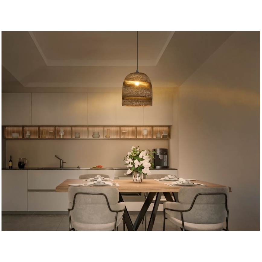 Ledvance - Chandelier on a string DECOR CARDBOARD 1xE27/15W/230V d. 25 cm