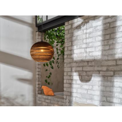 Ledvance - Chandelier on a string DECOR CARDBOARD 1xE27/15W/230V d. 26 cm