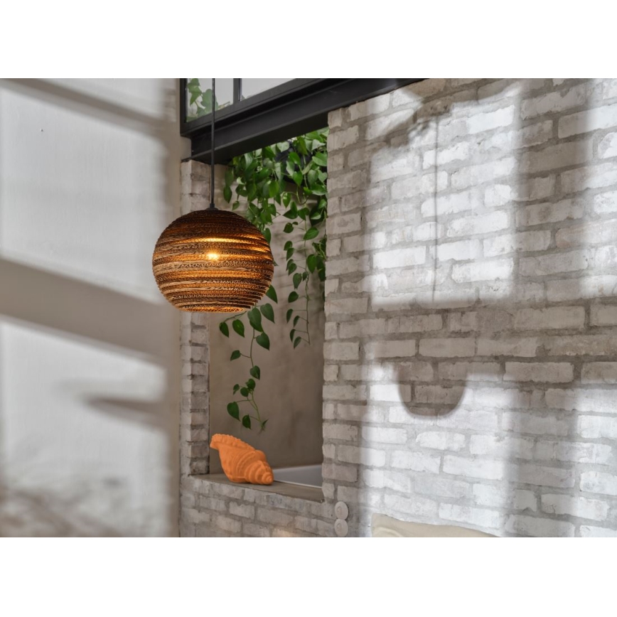 Ledvance - Chandelier on a string DECOR CARDBOARD 1xE27/15W/230V d. 26 cm