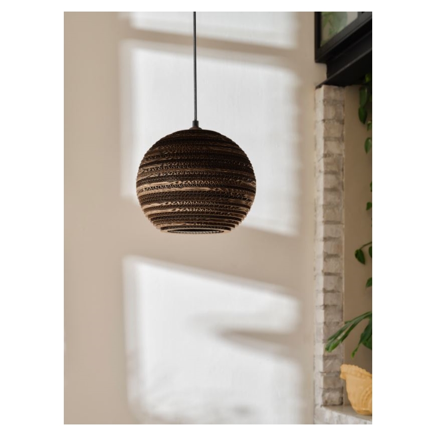 Ledvance - Chandelier on a string DECOR CARDBOARD 1xE27/15W/230V d. 26 cm