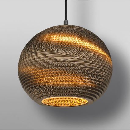 Ledvance - Chandelier on a string DECOR CARDBOARD 1xE27/15W/230V d. 26 cm