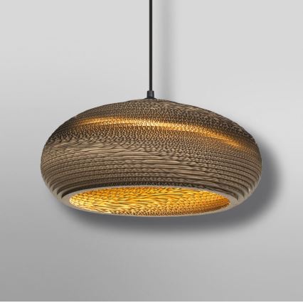 Ledvance - Chandelier on a string DECOR CARDBOARD 1xE27/15W/230V d. 40 cm