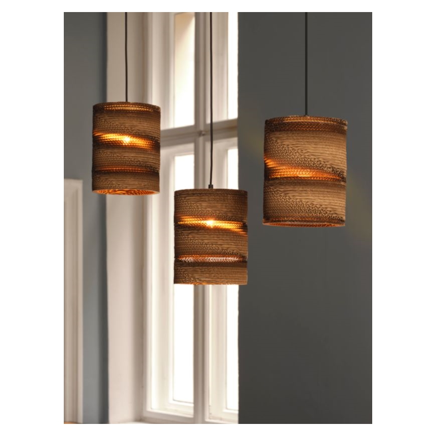 Ledvance - Chandelier on a string DECOR CARDBOARD 3xE27/15W/230V