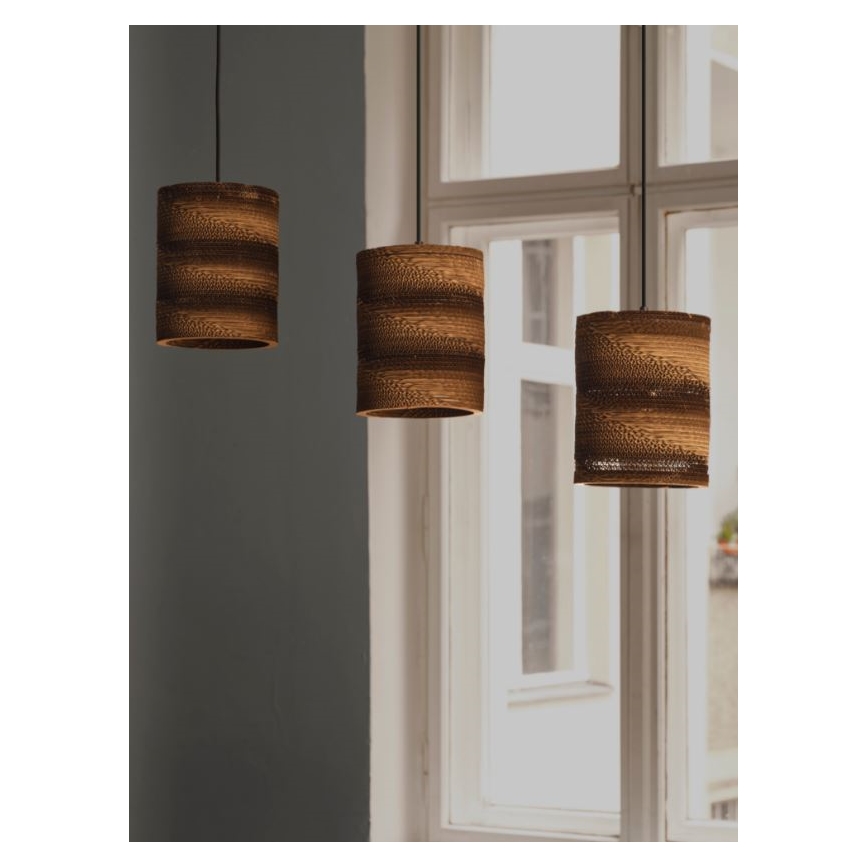 Ledvance - Chandelier on a string DECOR CARDBOARD 3xE27/15W/230V