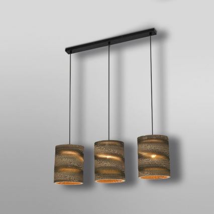 Ledvance - Chandelier on a string DECOR CARDBOARD 3xE27/15W/230V