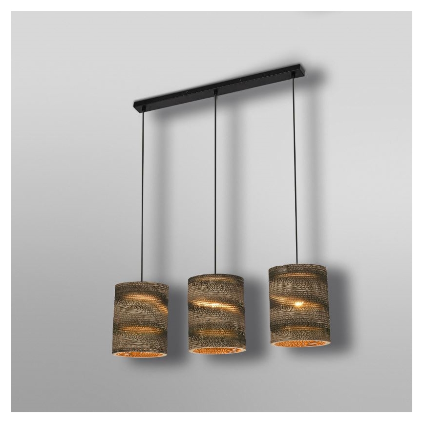 Ledvance - Chandelier on a string DECOR CARDBOARD 3xE27/15W/230V