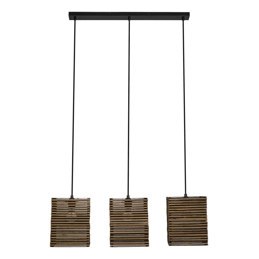 Ledvance - Chandelier on a string DECOR CARDBOARD 3xE27/15W/230V